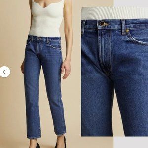 Khaite Kyle Mid Rise Straight Jeans